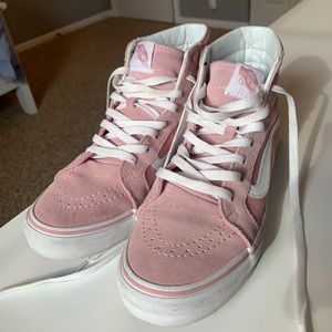 High Top Light Pink Vans